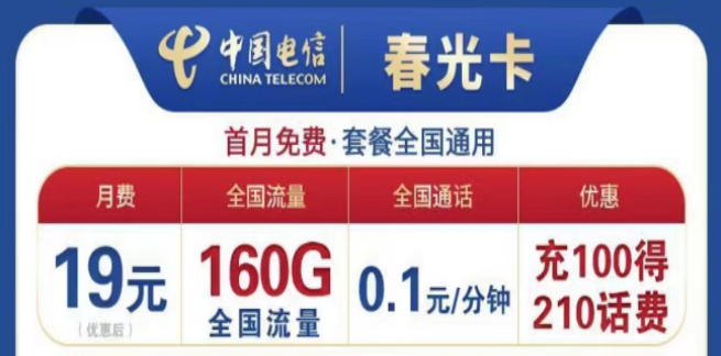 為什么流量卡的流量用的那么快？電信19元160G春光卡+首月免費(fèi)+全國可用不限速