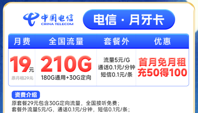大流量卡申請入口|為什么流量卡會有地域限制？電信月牙卡